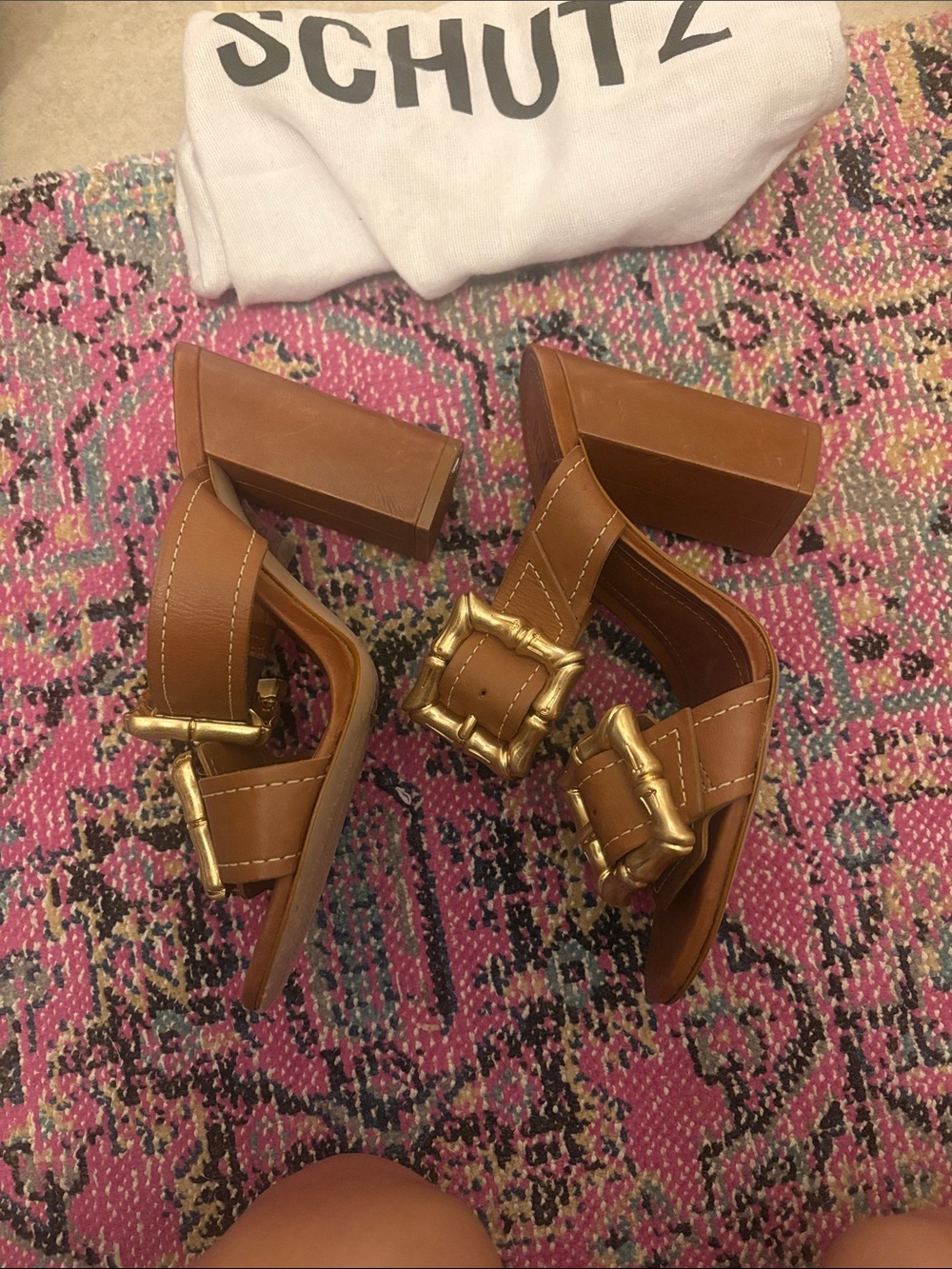 SCHUTZ Enola leather sandal - Picture 6 of 6
